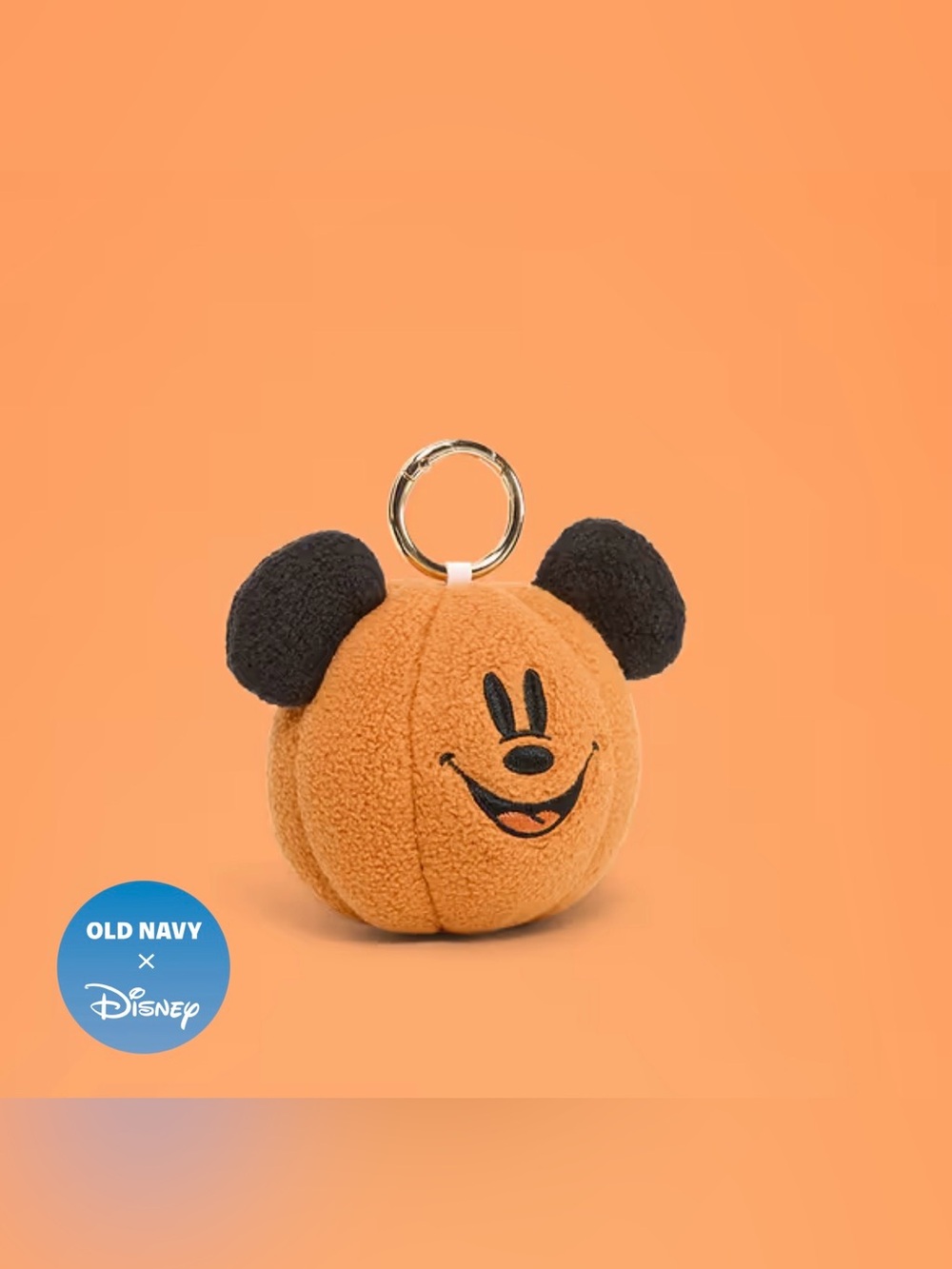Mickey Mouse Halloween Plush Keychain Bag Charm, Old Navy x Disney